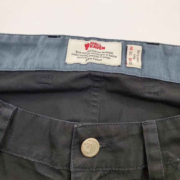 Fjallraven G-1000 Mens Cargo Pants Trouser EU 52 US 36 Inseam 33 Straight leg - Picture 7 of 14